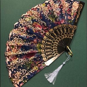 Multicolored Hand Fan